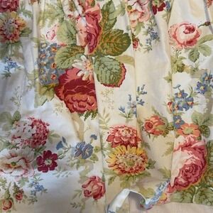 Cottage Rose Full Sz Bed Skirt Dust Ruffle 100% Cotton, Chaps from Ralph Lauren